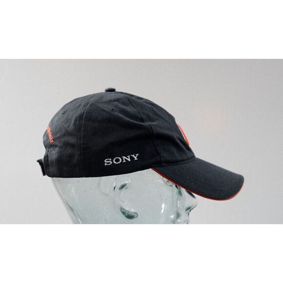 Sony Alpha Series Camera a100 Embroidered Logo Hat Baseball Cap Black - Picture 11 of 11